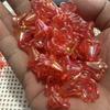 Pétalos de cuerno de colores tocado antiguo pasador colgante accesorios de acrílico material de cuentas hecho a mano DIY venta al por mayor