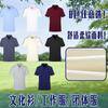 Camisa POLO de moda de alta gama, ropa de trabajo personalizada, ropa de grupo, solapa de color sólido, camisa cultural personalizada, camisa publicitaria, bordado