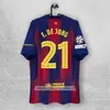 2526 Fan Edition Números de Jugador Estrella Real Madrid Barcelona Segundo Uniforme de Visitante Paris Chelsea Napoli Yamal Mbappe