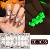 Zhengxiang Transfronterizo Nuevo Halloween Película Luminosa Esmalte Pasta para Uñas Telaraña Fantasma Diablo Pasta para Uñas Europea y Americana