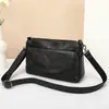 Bolsa feminina Marant em couro genuíno, moderna e versátil, bolsa de ombro com múltiplos compartimentos, textura de couro bovino de primeira camada, bolsa transversal, bolsa quadrada pequena para mulheres