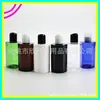 Botella con tapa Qianqiu 180ml botella dispensadora marrón, botella para loción 180ml botella blanca para limpiador facial, botella para medicina líquida, botella para champú
