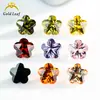 3x 3~10x 10mm 3 A5A flor de ameixa zircônia branca coleção Wuzhou gema artificial pedra nua atacado joia d