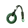 Entrenador de fuerza de agarre de silicona para ejercicios de mano, bola de agarre para entrenamiento de rehabilitación de dedos con alta resiliencia, viene con una correa para colgar y se puede sujetar a una mochila como un pequeño accesorio