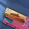 Marcador Diario Citas Clásicas Lectura Inspiradora Marcador de Nervadura de Hoja Suministros Culturales y Educativos Marcador de Hoja DIY Diseño de Soporte