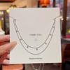 Collar de Acero de Titanio con Corazón de Amor de Moda que No se Desvanece para Mujer Diseño de Joyería Nicho de Verano Colgante Cadena Clavicular de Alta Gama Venta al por Mayor