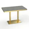 Tienda de Fideos, Tienda de Fideos de Arroz, Juego de Mesas y Sillas para Restaurante, Mesas y Sillas para Restaurante Japonés, Tienda de Snacks de Comida Rápida, Casa de Té, Mesa de Comedor de Pizarra