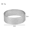 Herramientas para Hornear Anillo Redondo para Mousse con Agujeros Anillo para Tarta Francesa Molde para Tarta de Arroz con Queso Anillo para Tarta Utensilios para Hornear