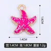 Serie Oceánica Colgante de Estrella de Mar con Lentejuelas DIY Accesorios Decorativos Lote Mixto Transfronterizo Venta al por Mayor Directa de Fábrica