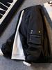 Vibras de la Calle Principal Traje de Béisbol Americano Vintage Chaqueta Cargo Casual Holgada de Marca Moderna para Hombre Primavera y Otoño Chaqueta de Aviador