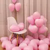 Balões Cor de Macaron Espessos em Formato de Coração de 10 Polegadas para Shoppings, Casamentos e Festas; Balões de Látex em Formato de Coração