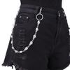 Venda Quente na Amazon Corrente de Cintura Cabeça de Fantasma Corrente de Cintura Cabeça de Caveira Masculina Decoração de Roupa Personalidade Hip-Hop Corrente de Calça de Metal Joia