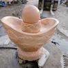 Fuentes de Escultura en Piedra Personalizadas y Esculturas de Bolas Feng Shui. Fabricante de Fuentes de Mármol Rojo Atardecer para Plazas Públicas