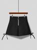 Calças largas com cordão, shorts de cintura alta, 20 tamanhos grandes, casual, 23, calças quentes, mulheres, uma menina gordinha, verão, tudo combina, novo estilo