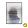 Linha Moderna Sala de Estar Entrada Pintura Decorativa Abstrata Fundo Nebuloso Arte Criativa Nórdica Modelo de Parede Sala de Estar Pintura de Parede