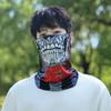 Toalla Facial Payaso Venom Estampado Calavera Mexicana Bufanda para Cabeza para Exteriores Protección Solar Polaina para Cuello Máscara para Colgar de las Orejas de Secado Rápido y Transpirable