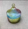 Fabricante Venta al por Mayor Rosa Púrpura Amarillo Verde Blanco Grava de Cristal Piedra en Bruto Tazón Desmagnetizador Almohada de Cristal Pecera Maceta Decoración Artesanía