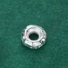 Prata Esterlina S925 Contas de Roda Martelada Irregulares Espaçadores de Cratera Anel Fechado Base Beads Espaçadores para Pulseiras DIY Feitos à Mão