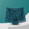 Roupa íntima tipo Boxer de Coelho Americano Feminina Tamanho Pequeno Cintura Média Sexy Perspectiva Sem Costura Tanga Vazada Quente Algodão na Virilha