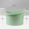 Cubo de Baño Espeso para Niños, Se Puede Usar como Cubo de Baño de Asiento para Niños, Tina de Baño con Taburete Integrado por Bei Yang Yong y Li Zhu You