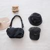 Novos Chapéus de Coração Estilo Coreano 2024 para Crianças Meninos e Meninas na Primavera e Outono, Bonés com Aba Versáteis Estilo Streetwear e Bolsas