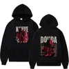 Hoodies Gráficos do Rapper Famoso Kanye West Donda Moda Masculina Hi