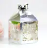 Caixa de doces vazada para casamento transfronteiriço Caixa de doces Dourada a Laser caixa de papel borboleta para festa de fim de ano suprimentos de casamento atacado