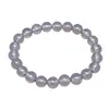 Pulsera de ágata morado natural 7A, pulsera de calcedonia roja y blanca para el año zodiacal, joyería unisex para parejas, cuentas redondas, venta al por mayor