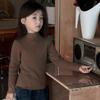 Suéter de Punto Suave Casual para Niñas 2025 Nuevo Estilo Invierno Estilo Extranjero Versátil Ropa Interior de Punto para Niños y Mujeres