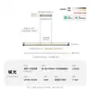 Lirio de Ensueño Luz Mecánica Bauhaus Luz Italiana Lujo Minimalista de Gama Alta Lineal Tira Larga Luminaria Colgante Minimalista para Comedor