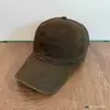 Gorra de Béisbol Lisa Vintage Lavada de Alta Calidad Four Seasons Estilo Coreano Unisex Versátil Color Sólido Parte Superior Suave Gorra Retro con Visera