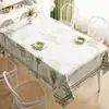Mantel Minimalista Impermeable a Prueba de Aceite Lavable Esterilla de Mesa Rectangular para Mesa de Comedor Tela de Mesa de Café de Lujo Ligero de Gama Alta para Uso en el Hogar