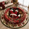 Alfombras de imitación cachemir transfronterizas para Navidad y Halloween para uso doméstico, alfombras para sofá y mesa de centro, alfombras para colgar en cestas, alfombras para mesita de noche de dormitorio en stock