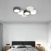 Luzes de sala de estar 2022 novo simples moderno atmosfera criativa combinação geométrica modelagem inteligente quartos teto lâmpadas
