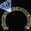 Arco Túnel del Tiempo Espectáculo de Luces Luz de Forma Cuadrada Iluminación Comercial de Calle Luz Decorativa Exterior Led Dragón Luz Animal