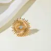 Joias Transfronteiriças Europeias e Americanas, Anel Assimétrico Exagerado de Liga de Zinco para Lábios da Moda e Personalizado, Anel Retro Vazado para Mulheres