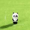 Jardinagem Paisagismo de Micro-Paisagem Simulada Panda Vermelho Luminoso Boneco de Animalzinho Fofo Acessórios de Resina DIY Pequenos Enfeites