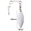 Accesorios de pesca Luya al por mayor grupo de pesca de lentejuela giratoria compuesta lentejuela ruidosa alambre de acero balanceador capa de agua completa Foso Negro