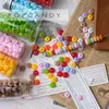 Cuentas de Ábaco, Cuentas Separadas, Cuentas de Colores, Acrílico DIY Hecho a Mano para Cadenas de Teléfono Móvil, Materiales Hechos a Mano, Collares, Pulseras y Accesorios