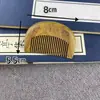 Precio de Fábrica Venta al por Mayor Peine de Sándalo Portátil Peine Pequeño de Madera de Luna Bolsa para Peine Peine de Sándalo Tallado Peine de Regalo