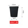 Suporte para vasos com bandeja de armazenamento de água respirável pequeno quadrado preto suprimentos de jardinagem suculenta bacia pequena quadrada preta suporte para vasos de 12 furos