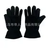 Guantes cálidos de polar de fabricación fija de fábrica, guantes cálidos de invierno de franela de cinco dedos, guantes de calefacción a prueba de frío para exteriores
