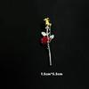 Nuevo Pin de Rosa del Principito Broche de Metal Aguja de Solapa Corsage Accesorios Regalo para Amigos