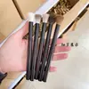 Pincel Pequeño de Pelo de Animal para Stippling de Ojos y Rubor de Mejillas, Aplicación de Rubor Localizado en Zonas Pequeñas, Cabeza Plana Cangzhou Pincel de Maquillaje, Gama Alta
