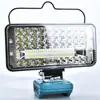 Adequado para Bateria Makita 18V 14.4V Carregamento Rápido Tipo-C USB Luz de Trabalho Led 7 polegadas 8 polegadas