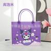 Nova Bolsa de Feltro Grande Capacidade Bolsa Tote de Feltro Manual Presente Portátil Bolsa de Compras Ano do Dragão Desenho Animado Presente Bolsa de Feltro