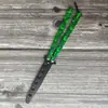 Venda Direta da Fábrica lâmina não aberta cabeça de fantasma 3D borboleta faca de treino CSGO exercício de mão caveira borboleta pente faca de balanço