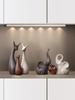 Adornos de Cerámica de Escritorio para Porche Nórdico Accesorios para el Hogar Decoraciones para Sala de Estar Mueble de TV Vinoteca Decoración para el Hogar
