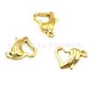 Hebilla de acero inoxidable 316L en forma de corazón, hebilla de langosta dorada de acero de titanio, hebilla de amor, hebilla de conexión para collar, accesorios de joyería DIY