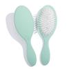 Oval Amarelo Limão Doce Cor Cabelo Inchado Cabeça Massagem Couro Cabeludo Cápsula de Ar Pente Beleza Simples Pente de Tinta Elástica